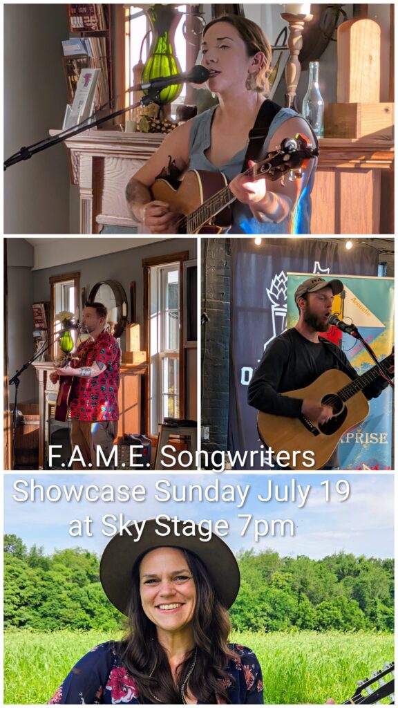 F.A.M.E. Songwriters Showcase @ Sky Stage